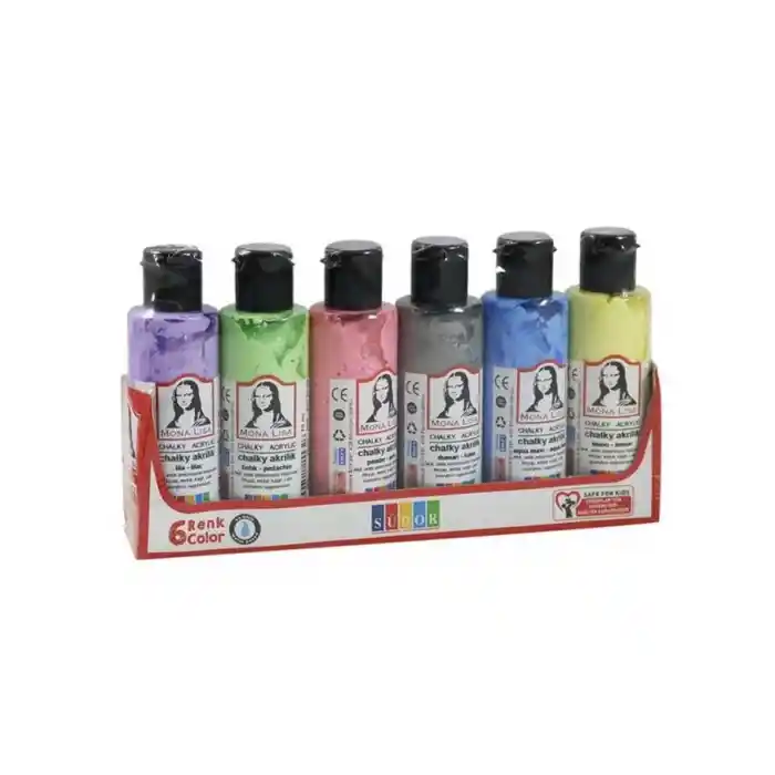 Südor Monalisa 6x70 Ml Chalky Pastel Akrilik Boya Sd1006c