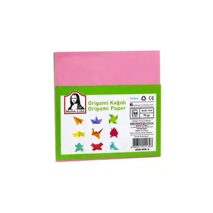 Südor Origami Kağıdı 11,9x11,9 Mn10-2 50 Li