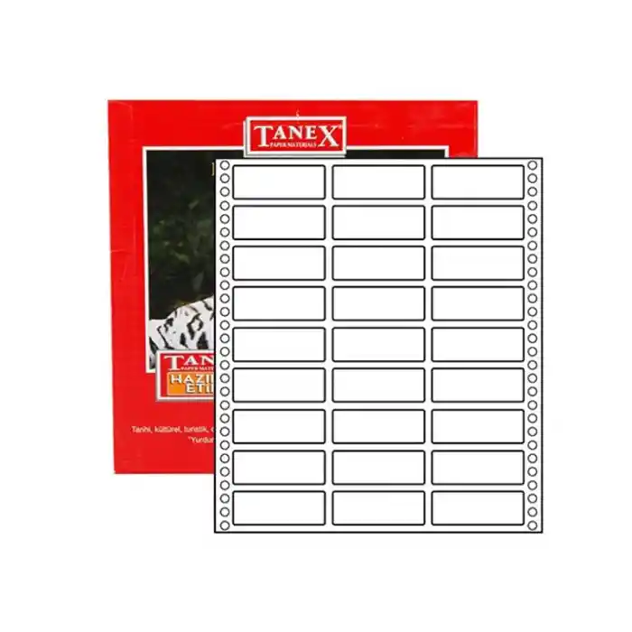 Tanex 20x55 Bilgisayar Etiket 3172