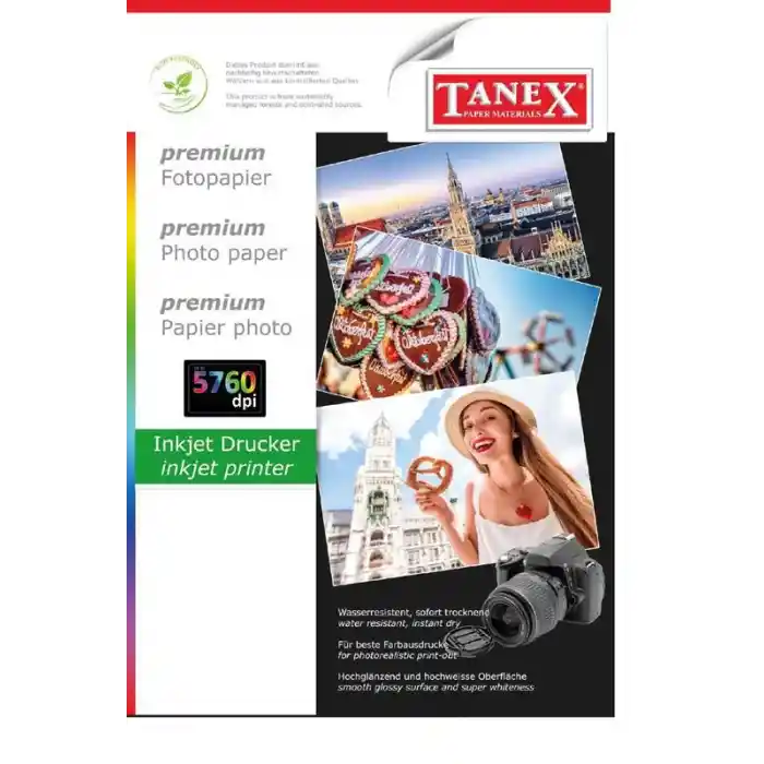 Tanex A4 180 Gr. Fotoğraf Kağıdı 25 Li