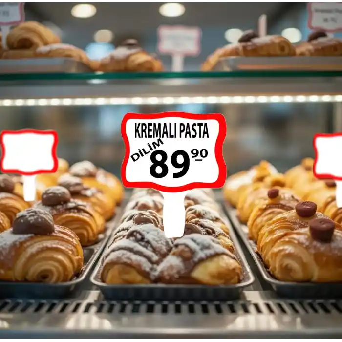 Tatlıcı Baharatçı Kuruyemişçi Mini Fiyat Etiketi 20 li Pk