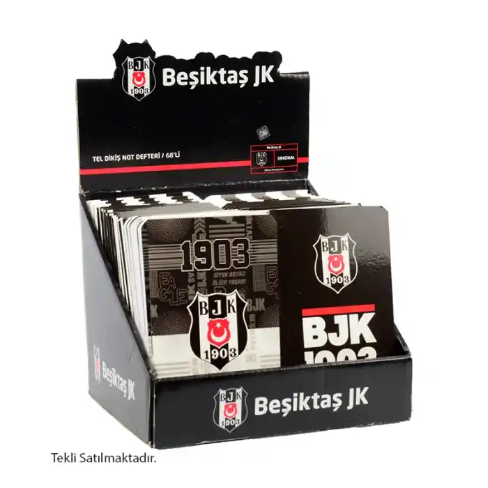 Tmn Taraftar 729277 Bjk 8x13 Karton Tel Dikiş Bloknot