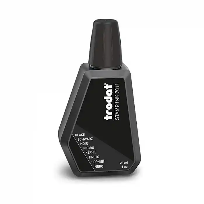Trodat 7011 Siyah Istampa Mürekkebi 28 Ml
