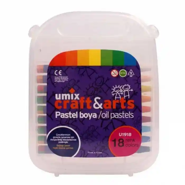 Umix 18 Renk Pastel Boya U1918 (özel Fiyat)