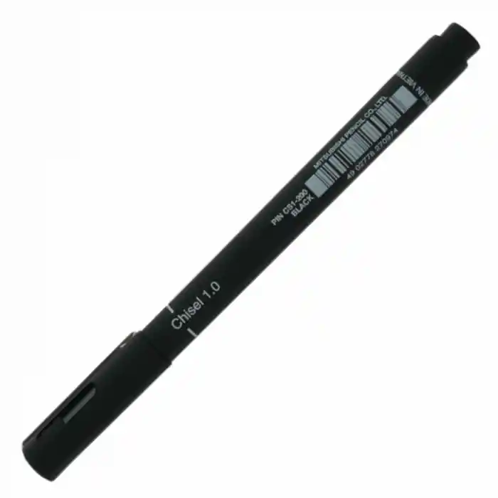 Uni-ball Pın Cs1-200 Siyah Cs1 Fıne Lıne Kesik Uç