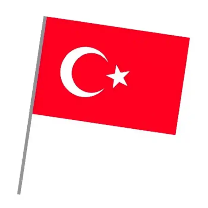 Vatan 20x30 Sopalı Bez Bayrak Vt225