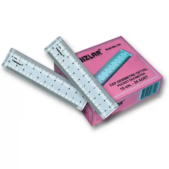 Yıldızlar 10 Cm. Cep Desimetre Cetveli Kod 066
