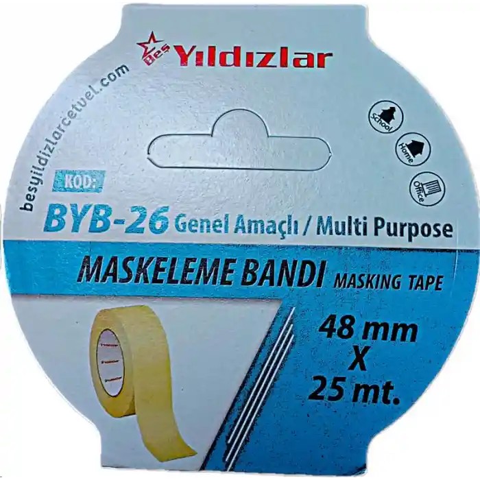 Yıldızlar 48x25 Maskeleme Bantı Byb-26