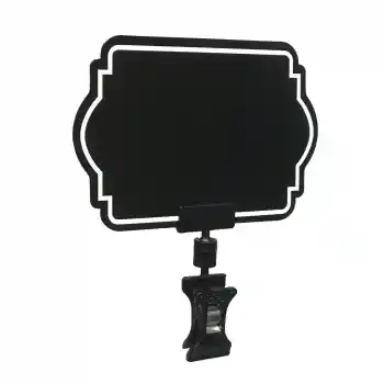 MT Yaz/Sil Siyah PVC Fiyat Etiketi ve Mini Mandal Etiket Tutucu 10 lu Set