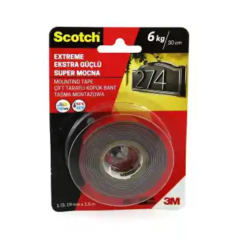 3m 4002 Extra Güç Montaj Bandı 19 Mm 1.5