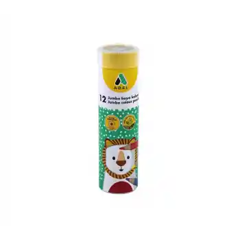 Adel 12 Renk Jumbo Hexa Tüp Kuru Boya Tam Boy 510013