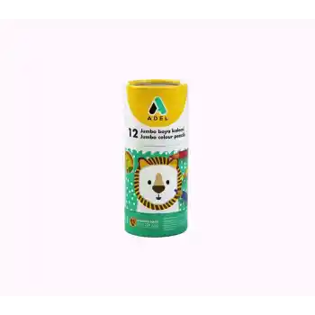 Adel 12 Renk Jumbo Hexa Tüp Kuru Boya Yarım Boy 21195201010