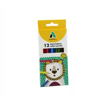 Adel 12 Renk Kuru Boya 1/1 Tam Boy 315001