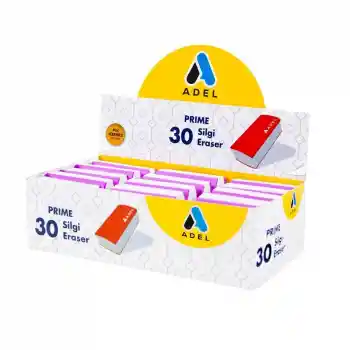 Adel 2270 Prıme Silgi Canlı Renkler 30 Lu 22700000