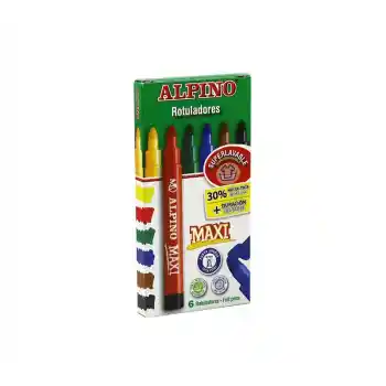 Alpıno 6 Renk Maxı Keçeli Kalem Ar-05