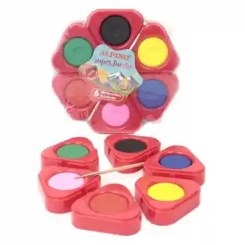 Alpıno 6 Renk Süper Jumbo Suluboya AQ-05