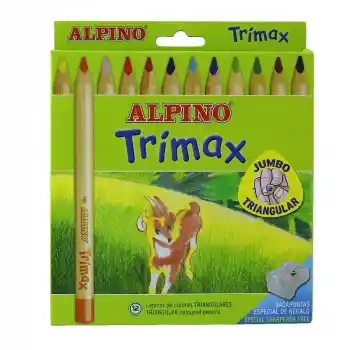 Alpıno Trımax Jumbo 12 Li Kuru Boya Kalemi Al-113