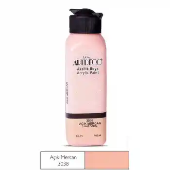 Artdeco Akrilik Boya 140 Ml Açık Mercan 070r-3038