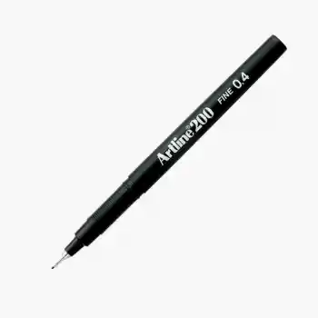 Artlıne 200 Siyah Fınelıner Kalem 0.4mm Ek-200n