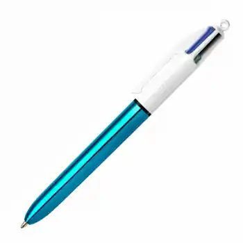 Bic 4 Renk Fonksiyonlu Mavi Gövde Tükenmez Kalem 949896