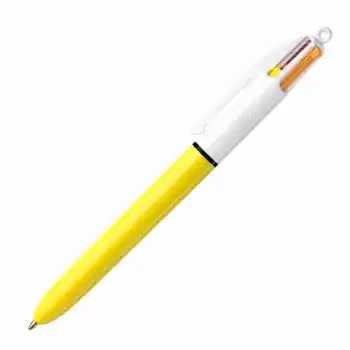 Bic 4 Renk Fonksiyonlu Sarı Gövde Tükenmez Kalem 949897