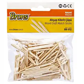 Brons Ahşap Kibrit Çöpü Naturel Br-912
