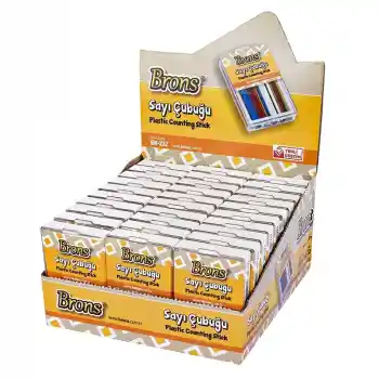 Brons Sayı Çubuğu Plastik Kutu Br-222