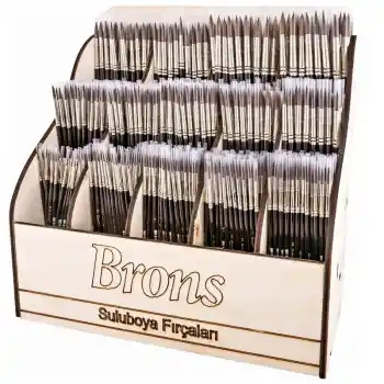 Brons Sulu Boya Fırça Standı 720 Li Br-246