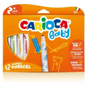 Carıoca 12 Renk Baby Jumbo Keçeli Kalem 42814