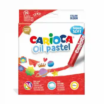 Carıoca 24 Renk Süper Yumuşak Pastel Boya 43278