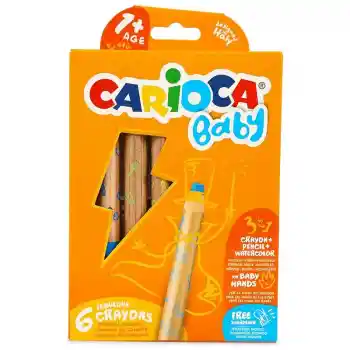 Carıoca 6 Renk Baby Jumbo Kuru Boya 42817