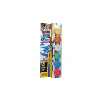 Carıoca 6 Renk Metalik Tempera Yıkanabilir Suluboya 25 Ml 40426