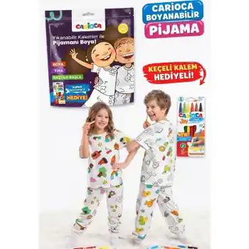 Carıoca Boyanabilir Pijama-keçeli 4-5 Yaş Kalem Hediyeli Ln-80011