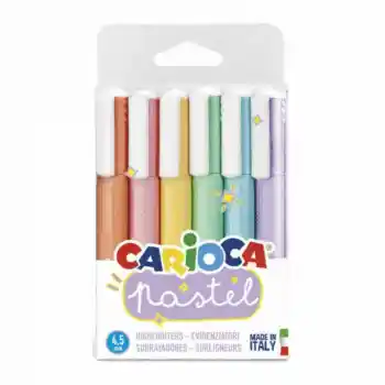 Carıoca Fosforlu Kalem 6 Renk Pastel 43033