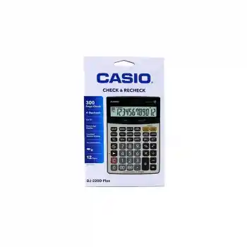 Casıo Dj-220 D Masa Üstü Hesap Makinesi 12 Hane