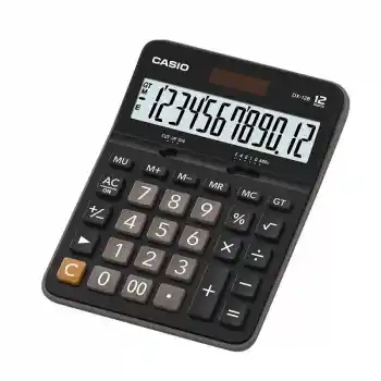 Casıo Dx-12 B Masa Üstü Hesap Makinesi 12 Hane