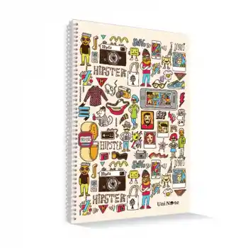 Çınar 72 Yp A4 Spiralli Kareli Karton Kapak Defter 31002