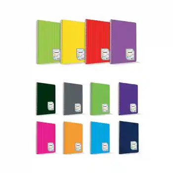 Çınar Colormaxı A4 96 Yp Kareli Pp Kapak Spiralli Defter 73005