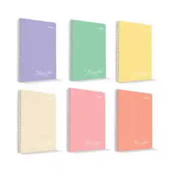 Çınar Pastel A4 120 Yp Çizgili Spiralli Defter 71910