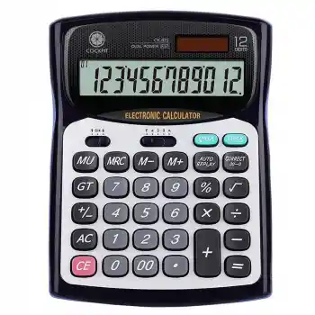 Cockpıt Ck-622 Orta Boy Hesap Makinesi Darbe Korumalı