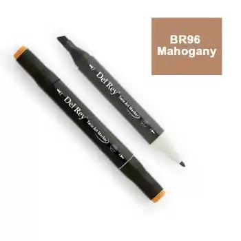 Del Rey Twın Marker Br96 Mahogany Çift Uçlu Grafik Kalemi Mn-dr096