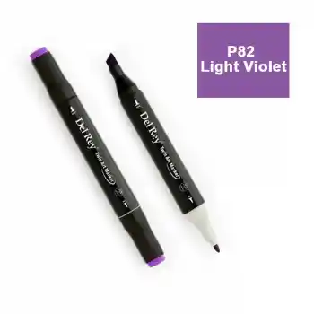 Del Rey Twın Marker P82 Light Violet Çift Uçlu Grafik Kalemi Mn-dr082