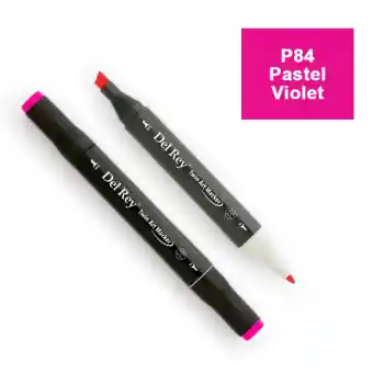 Del Rey Twın Marker P84 Pastel Violet Çift Uçlu Grafik Kalemi Mn-dr084