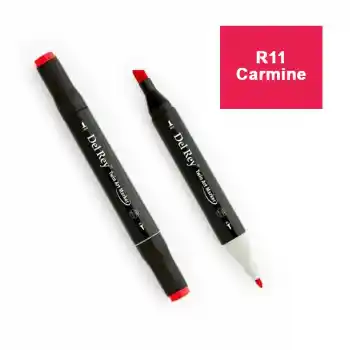 Del Rey Twın Marker R11 Carmine Çift Uçlu Grafik Kalemi Mn-dr011