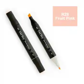 Del Rey Twın Marker R28 Fruit Pink Çift Uçlu Grafik Kalemi Mn-dr028