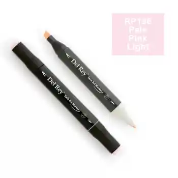 Del Rey Twın Marker Rp196 Pale Pınk Lıght Çift Uçku Grafik Kalemi Mn-dr0196
