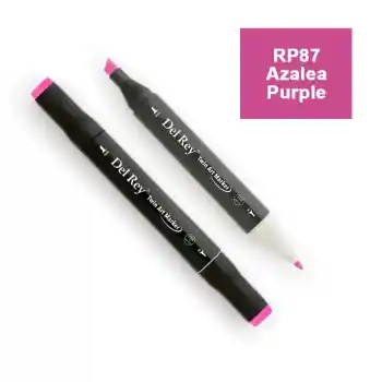 Del Rey Twın Marker Rp87 Azalea Purple Çift Uçlu Grafik Kalemi Mn-dr087