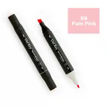 Del Rey Twın Marker Rp9 Pale Pink Çift Uçlu Grafik Kalemi Mn-dr009
