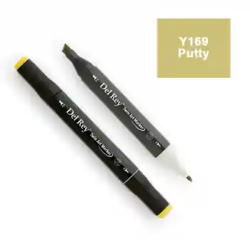 Del Rey Twın Marker Y169 Putty Çift Uçlu Grafik Kalemi Mn-dr169