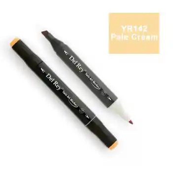 Del Rey Twın Marker Yr142 Pale Cream Çift Uçlu Grafik Kalemi Mn-dr142